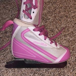 Star Glide ice skates. Worn once, bought in CA.